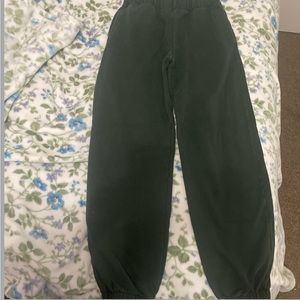 Brandy Melville Forest Green Sweatpants